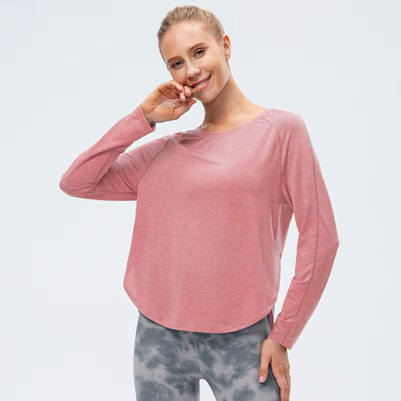 Women Gym Sports Top Women Training Fitness T Shirt Gym Clothes Winter Long Sleeve Yoga Top Seamless Running Shirt Yoga Clothing