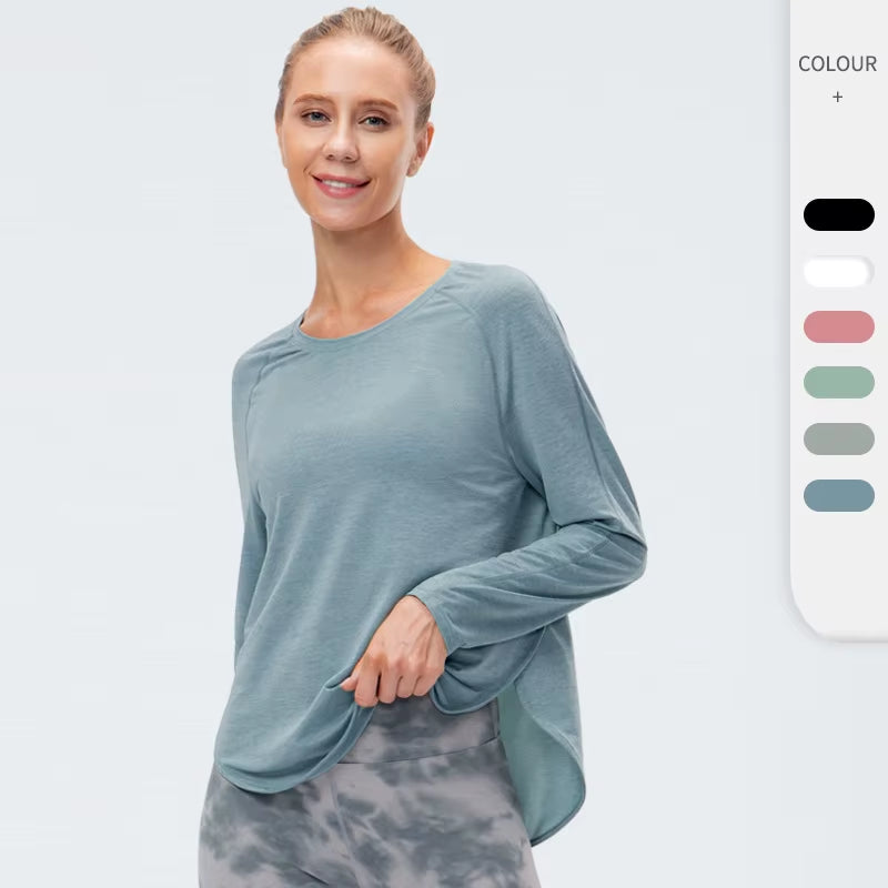 Women Gym Sports Top Women Training Fitness T Shirt Gym Clothes Winter Long Sleeve Yoga Top Seamless Running Shirt Yoga Clothing