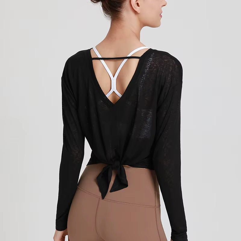 Women'S Sports Wear for Fitness Running Jogging Seamless Long Sleeve Gym Woman Sport Shirt Yoga Top Female Workout Tops T-Shirt